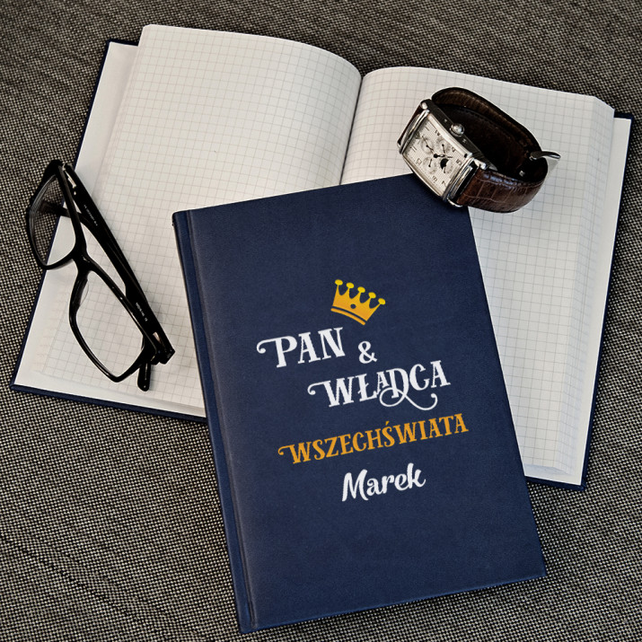 Pan i Władca Wszechświata - notatnik A5 z nadrukiem